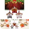 Creative Plush Christmas Tree Decoration Featuring Santa Snowman And Reindeer Ideal For Holiday Cheer
