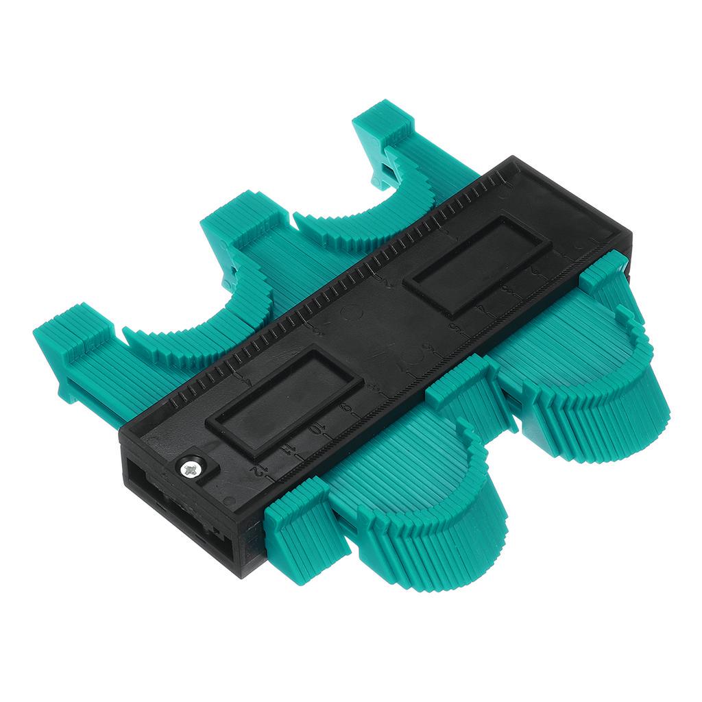 5in Contour Profile Gauge Tiling Laminate Tiles Edge Shaping Wood Measure Ruler ABS