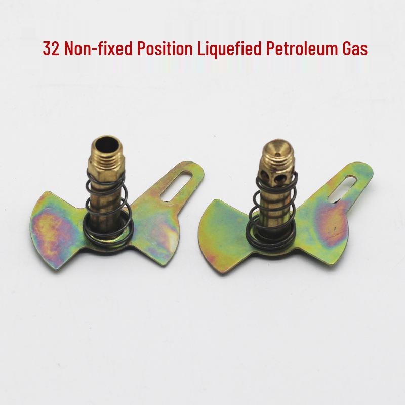 Gas Stove Accessory Kit: Liquefied To Natural Gas Conversion Nozzle, Positioning Copper Air Damper, Universal Ignition Nozzle