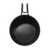 CAMPINGMOON Outdoor Titanium Coating Bowl for Picnic 450ml Handle 304 Stainless Steel Outdoor Camping Cookware