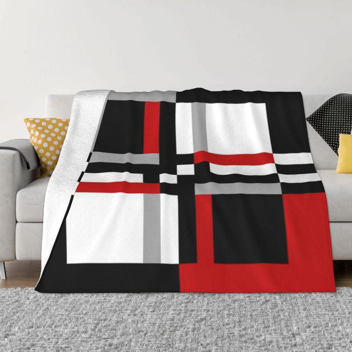 Geometric Pattern Personalized Gift An Ultra-Soft Micro Fleece Blanket 50x60in