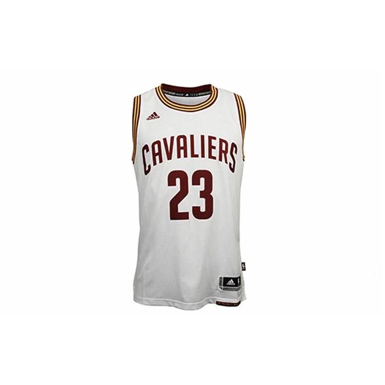 adidas NBA Jersey Cleveland James Cleveland Cavalier Swingman Basketball Jersey Mens White A61200