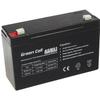 Batteri AGM VRLA Green Cell 6V 12Ah - Merke: GREENCELL - Terminal: F1