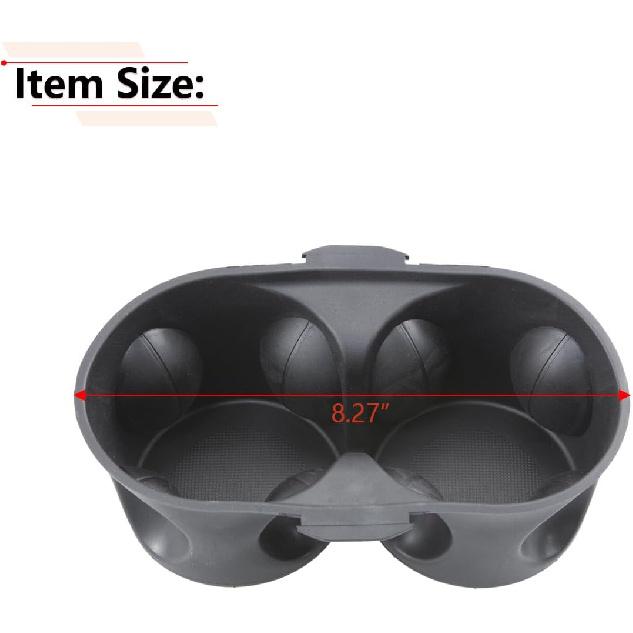 RLB-HILON Cup Holder Ert Divider Compatible With Dodge Grand Caravan 2011- Year, For Chrysler Town & Country 2011-2016 Year, For 1WV70DX9AA