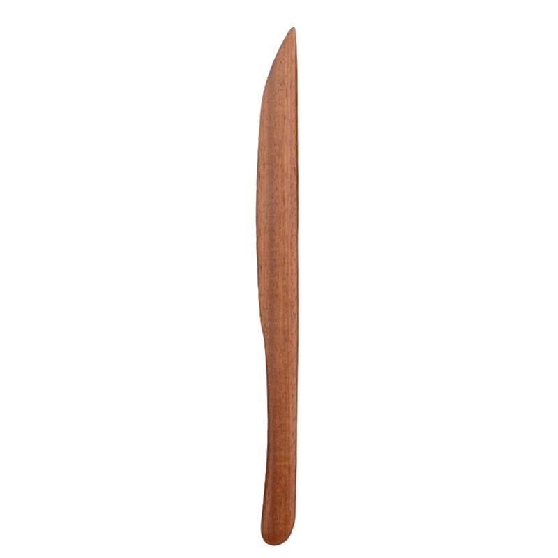 Chinese Calligraphy Paper Wooden Knife Retro Paper Letter Cutter Bookmark for Paper Crafts Stationery Xuan Paper Opener 1