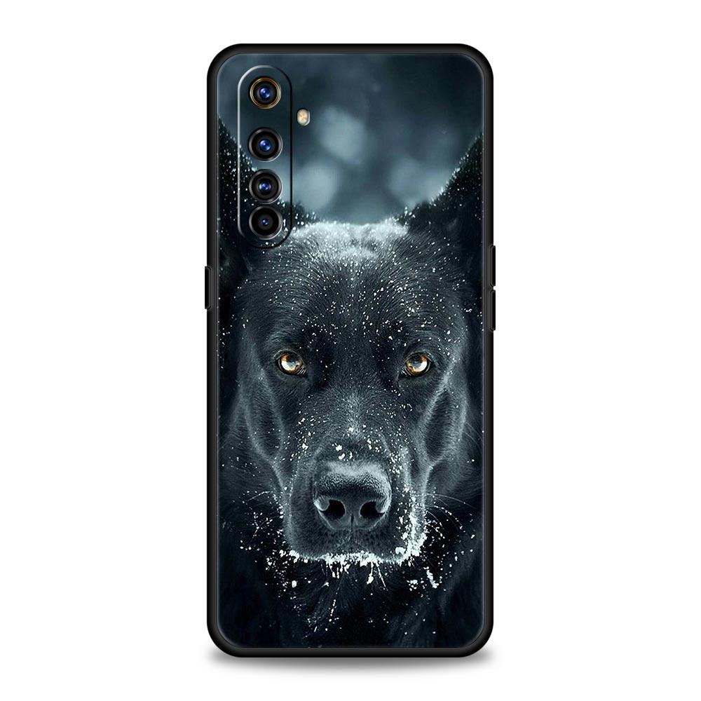 Doberman Dog Case For Realme C67 C63 C55 C53 C35 C25 C21 GT 2 3 5 6 10 11 12 13 Pro Plus 5G Soft TPU Phone Cover Fundas Capa Bag