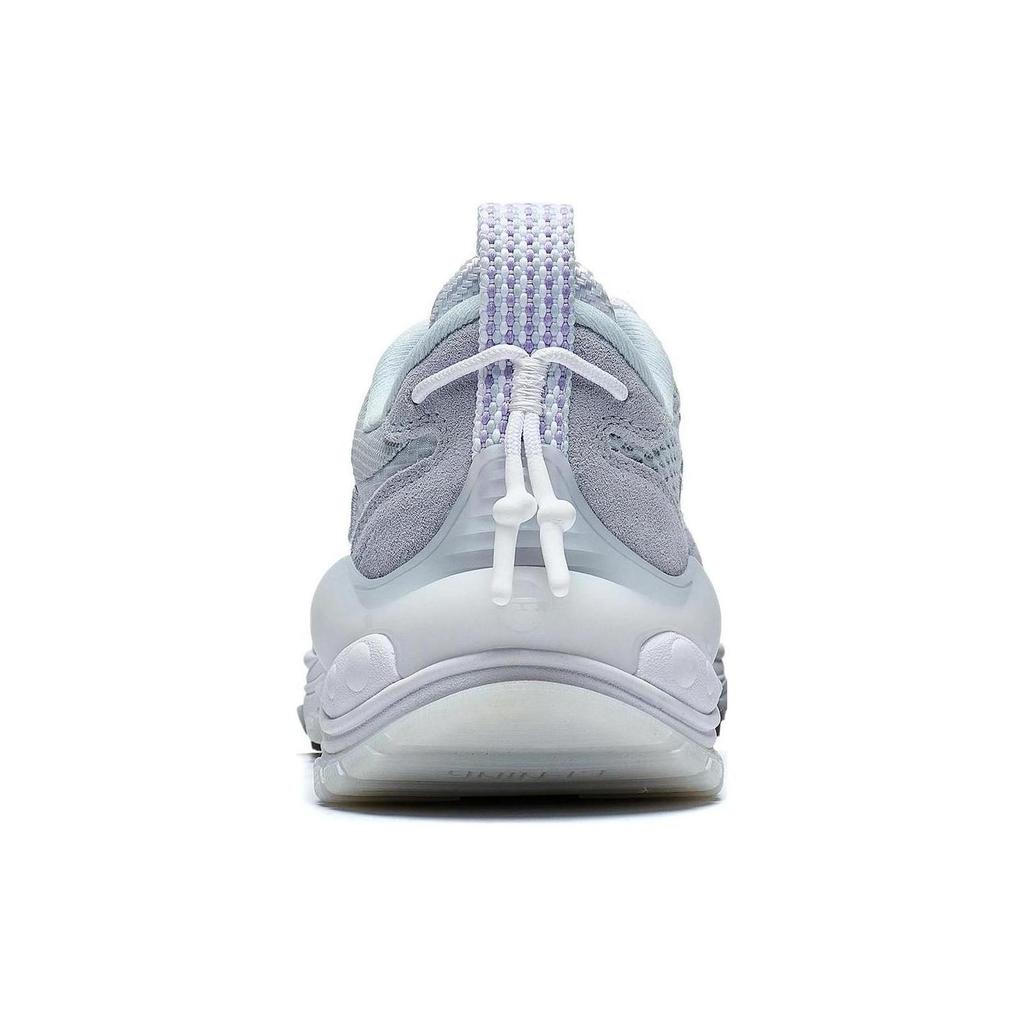 Li Ning CF Star Track Slip Resistant Abrasion Resistant Low top Sports Casual Shoes Women's Dawn Gray AGLT074-2