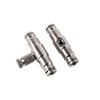 1Pc 1/4" Slide Lock Quick Connector High Pressure OD 6.35mm Pipe Tee Elbow Straight Fitting Misting Irrigation Nozzle Connector