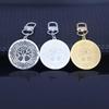 New Fashion Stainless Steel Tree of Life Pendant Keychain