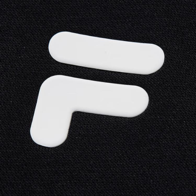 Fila Fusion Loose Knit Hooded Pullover Fleece Sweatshirt Men sweatshirt Black T11U433206F-BK