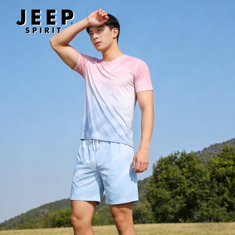 

JEEP SPIRIT Men s Gradient Quick-Dry Sportswear Set XL