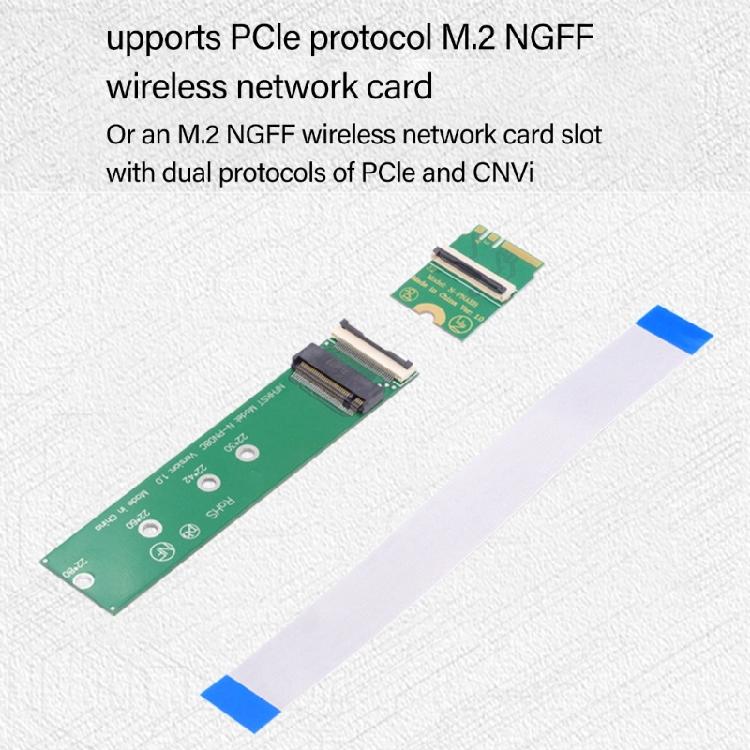M.2 A+E Key zu NVME M Key Erweiterungskarte für SSDs Festplattenerweiterung Unterstützt 2230MM bis 2280MM