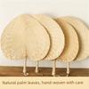Fan, Bamboo Fan, Children's Dance Props, Banana Fan, Thickened and Durable, New Style, Traditional, Summer, Small Handmade, Portable