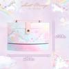 Shobido Unicorn Makeup Box Cosmetic Set - Gentle ingredients, easily removed with soap, includes makeup brush, kids' cosmetics.