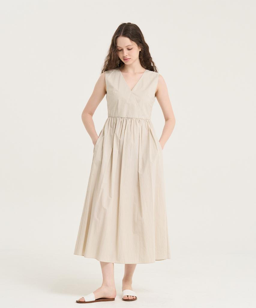 LEVHEARTED Bare Grace Dress - Beige