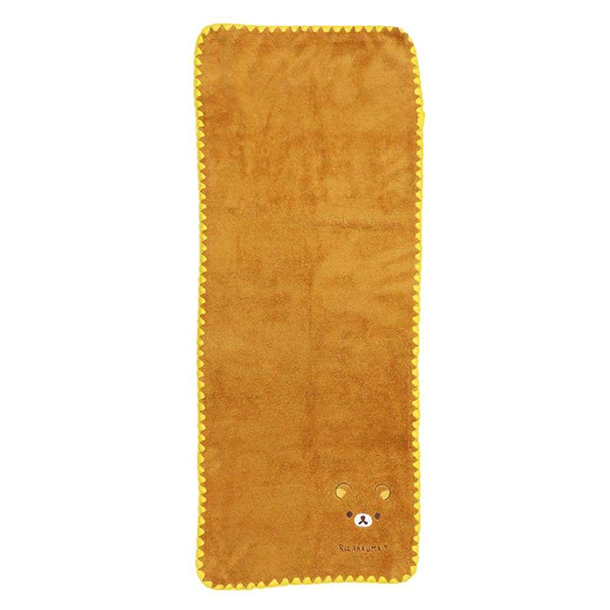 

Marushin Rilakkuma Face Micro Antibacterial and Odor 6405017600 Towel, Plain, Character, Resistant,