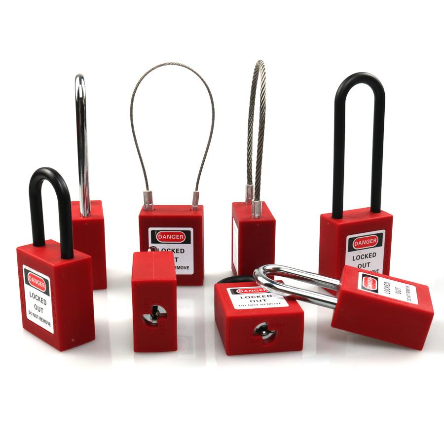 38mm Industrial Safety Padlock LOTO Lockout Nylon Engineering Shackle Personal Energy Lockout Direct Multiple Specifications 6