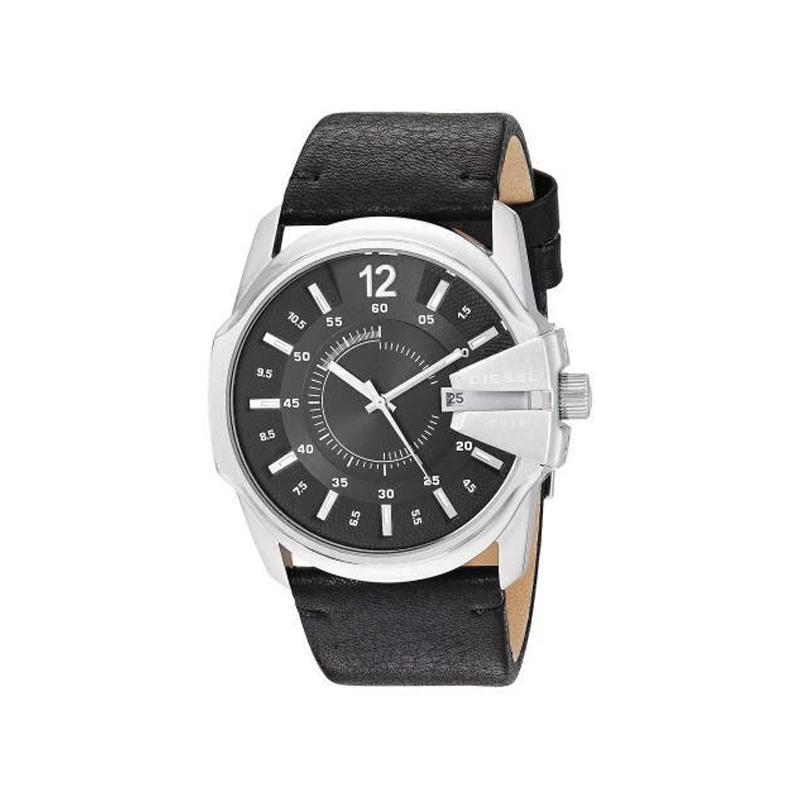 Diesel Watch Quartz Movement Leather Strap