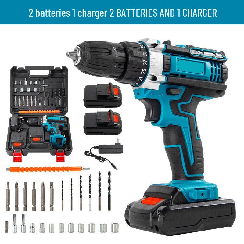 Makita-Style High Torque Electric Impact Wrench with Lithium Battery & Wireless Charging