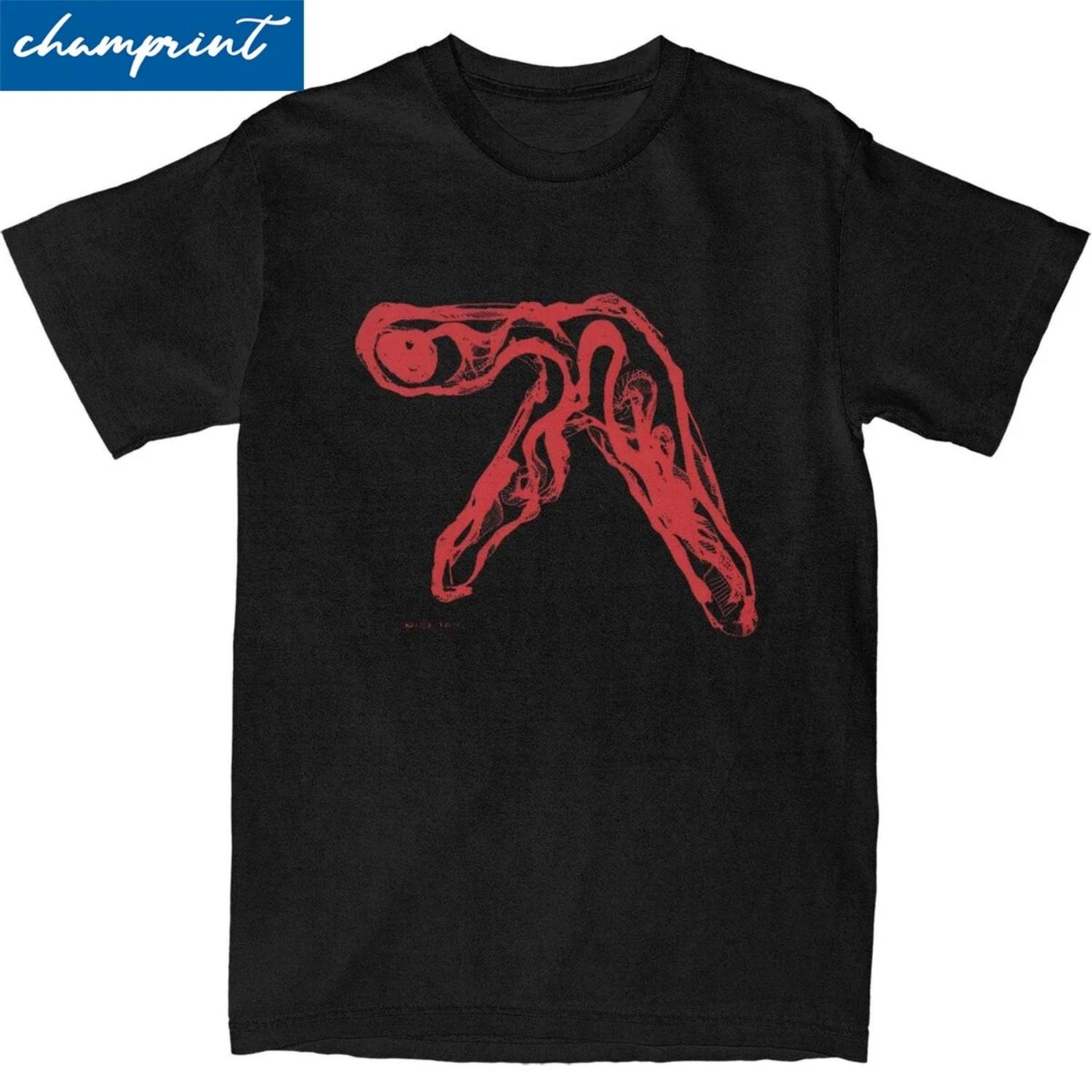 

Ambient Aphex Twin Music Tshirt For Men Women Cotton Top Tee Novelty Round Neck Short Sleeve S чёрный