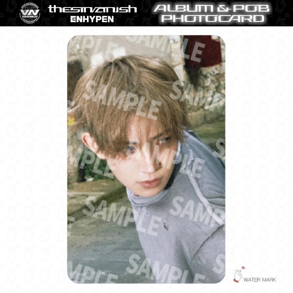 VORBESTELLUNG ENHYPEN THE SIN VANISH ALBUM Fotokarte Japan POB Glücksziehung OFFIZIELL FORBIDDEN AFTERLIGHT STORM FUGITIVES