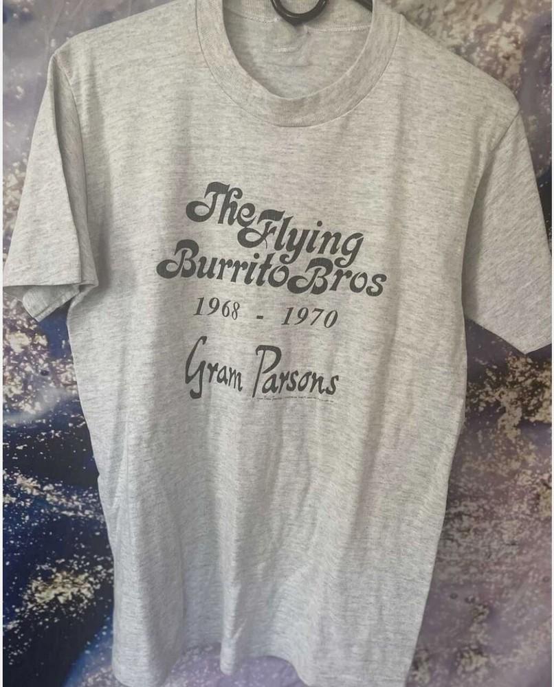 

Футболка Flying Burrito Brothers Gram Parsons Хлопковая Унисекс Футболка S-4XL L