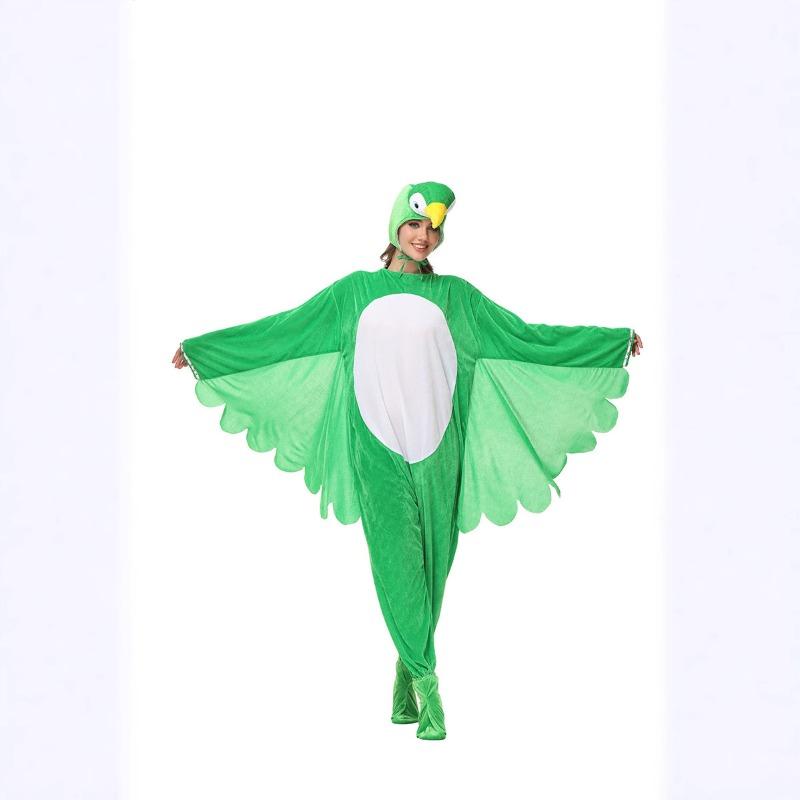 Parent-child Halloween Men and Women Costumes Parrots Animals Movie Costumes Cute Acting Costumes Photography
