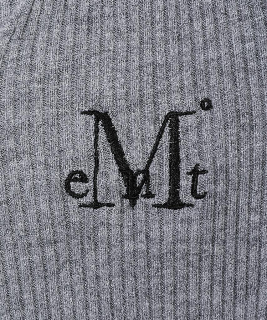 Mucent Madol V-Neck Crop Ribbed Knit (3 Colors)