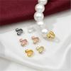 100Pcs U Shape Wire Protectors Loops 14/18K Gold Plating Connector for Jewelry  Bracelet Making
