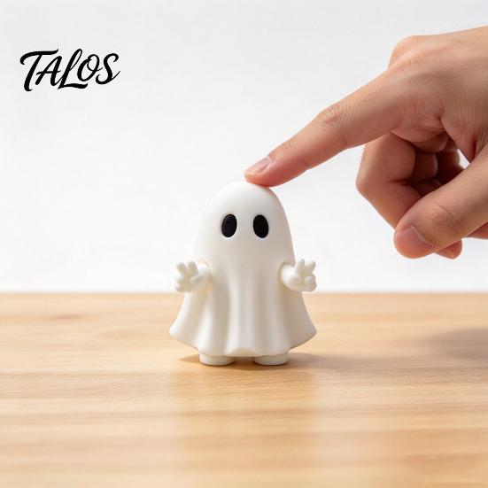 Decorative Stress Toy Cute Ghost Fidget Toy, Press Interactive Figurine, Funny Desk Figurine for Relief Halloween Statue Office Home Holiday