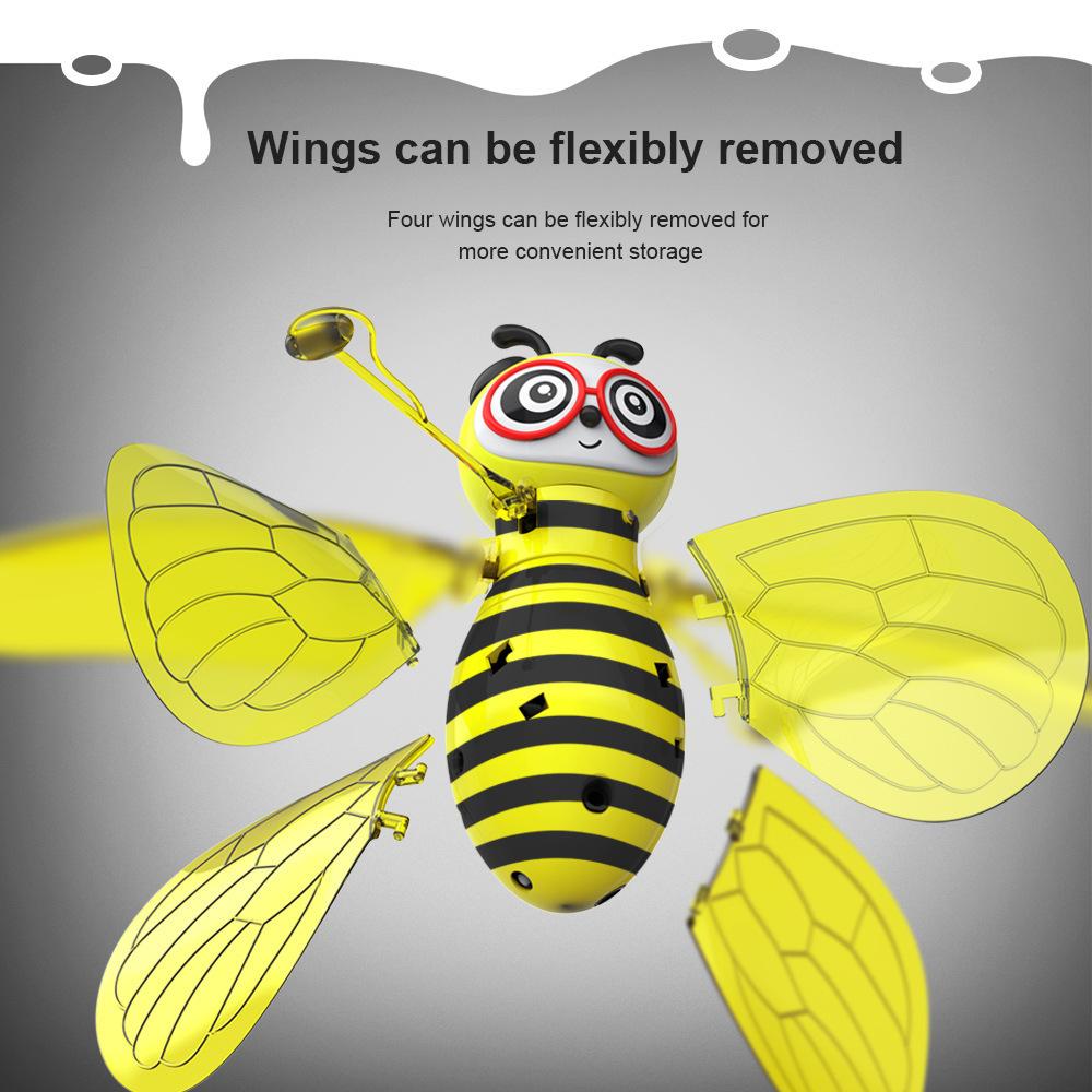 Veículo Voador Little Bee Aeronave Sensoriamento por Gestos Veículo Helicóptero Voador Luzes Brinquedos Infantis Presente de Aniversário Natal