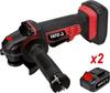ANGLE GRINDER 125MM 18V 2X3AH - YT-82828