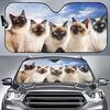 Car Sun Visor Funny Selfie Cat Car Windshield Sun Visor Uv Protection To Print