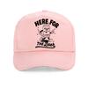 Funny Here For The Beer Print Baseball Cap Cartoon Creativity Beer Men Women Caps Adjustable Outdoor Sports Hat