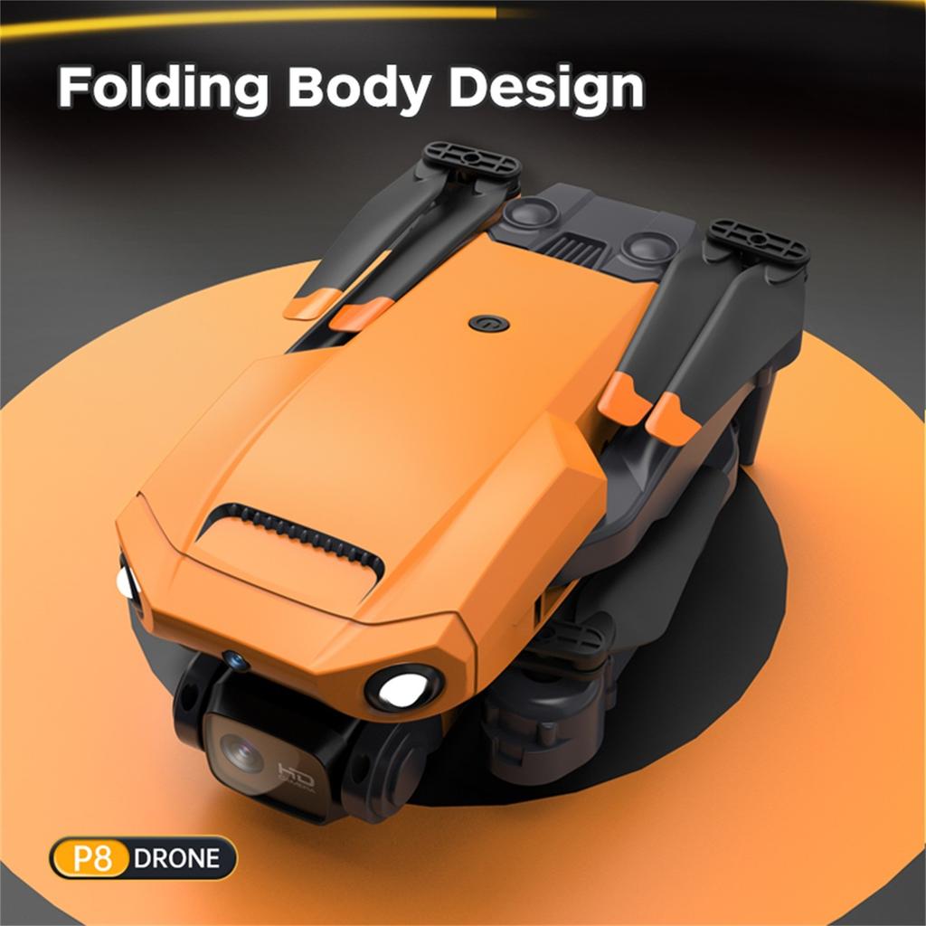 Neue P8-Drohne 4K mit ESC HD-Doppelkamera 5G WLAN FPV 360° vollständige Hindernisvermeidung Optischer F-Low-Hover Faltbarer Quadcopter Geschenk für Jungen