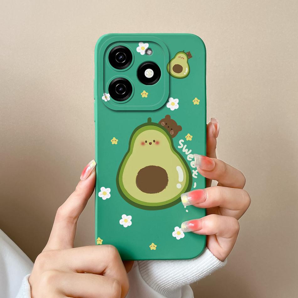 Dinosaur Case For infinix Smart 8 Pro Plus Soft Back Cover Comfortable Liquid Silicone High Quality Phone Housing For Smart8 HD