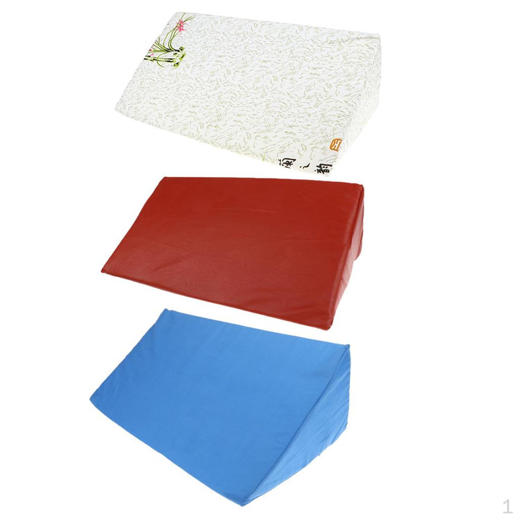 

3Pcs Bed Breathable Washable Cover Elevated Support Cushion for Reflux Lower Back Heartburn Post