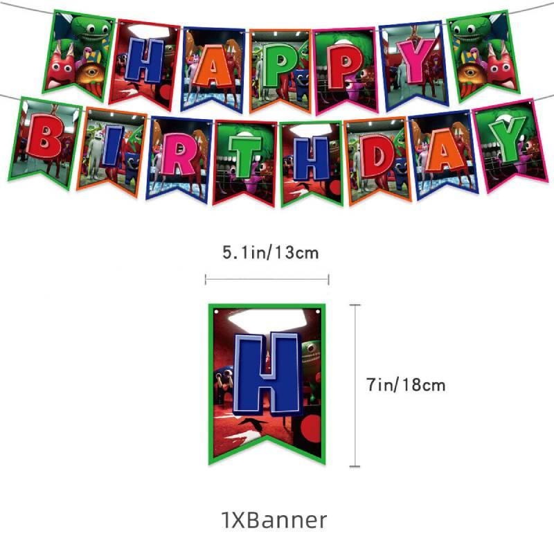 Garten Of Banban Theme Party Birthday Decoration Kit High Quality And Safe Materials