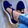 Customizable Women's Sandals Summer Casual Flat Platform Heel Tassel Buckle Strap Female Sandals Platform Vulcanized Shoes
