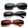 New Men's Sunglasses Men's Metal Frameless Copy-piece Sunglasses Square Riding Sunglasses