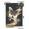 Diamond Painting Kit for Adults DIY Butterfly Sparkling Art Canvas for Relaxing Craft Home Wall Decor and Creative Handmade Gift Idea