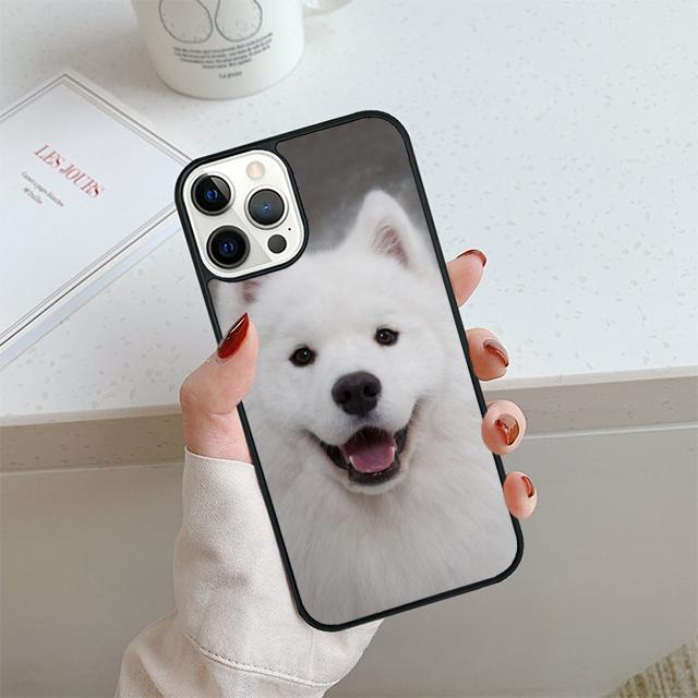 Samoyed Puppy Phone Case For iPhone 17 Air 13 12 14 15 16 Cover For Apple 14 15 16 Pro Max 6S Plus Coque