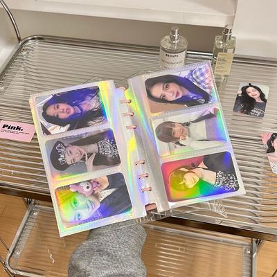 10/25 piezas Kpop Carpeta Portafotocards 4/5/9 Espacios Álbum Páginas Interiores Carpeta Colección Tarjetas de Ídolo Libro para Coleccionar Portafotos