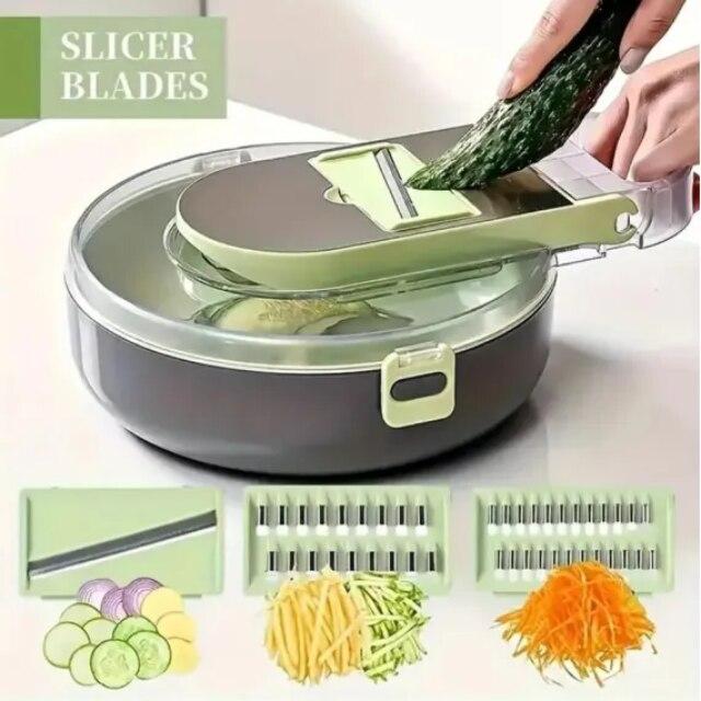 Multi-Function Vegetable Cutter 9 In 1, Fruit and Vegetable Chopper, Model JD-2441, Quick Chop, Kitchen Essential
