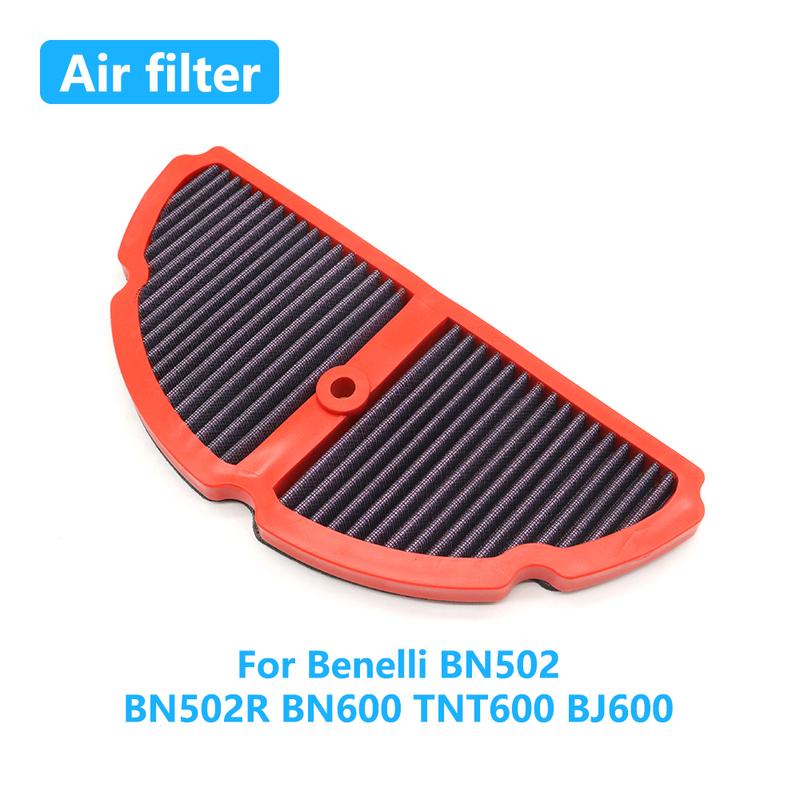 For Benelli BN502 BN502R 2014- BN600 TNT600 BJ600 Motorcycle High Flow Air Filter Engine Intake Cleaner Accessories