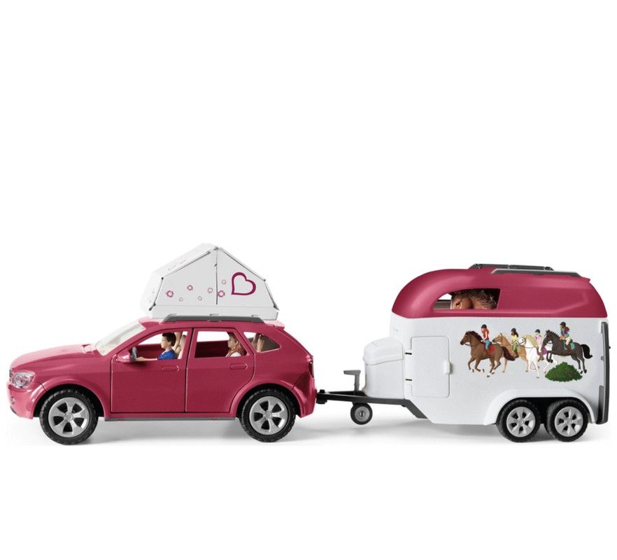 Набор с прицепом и машиной