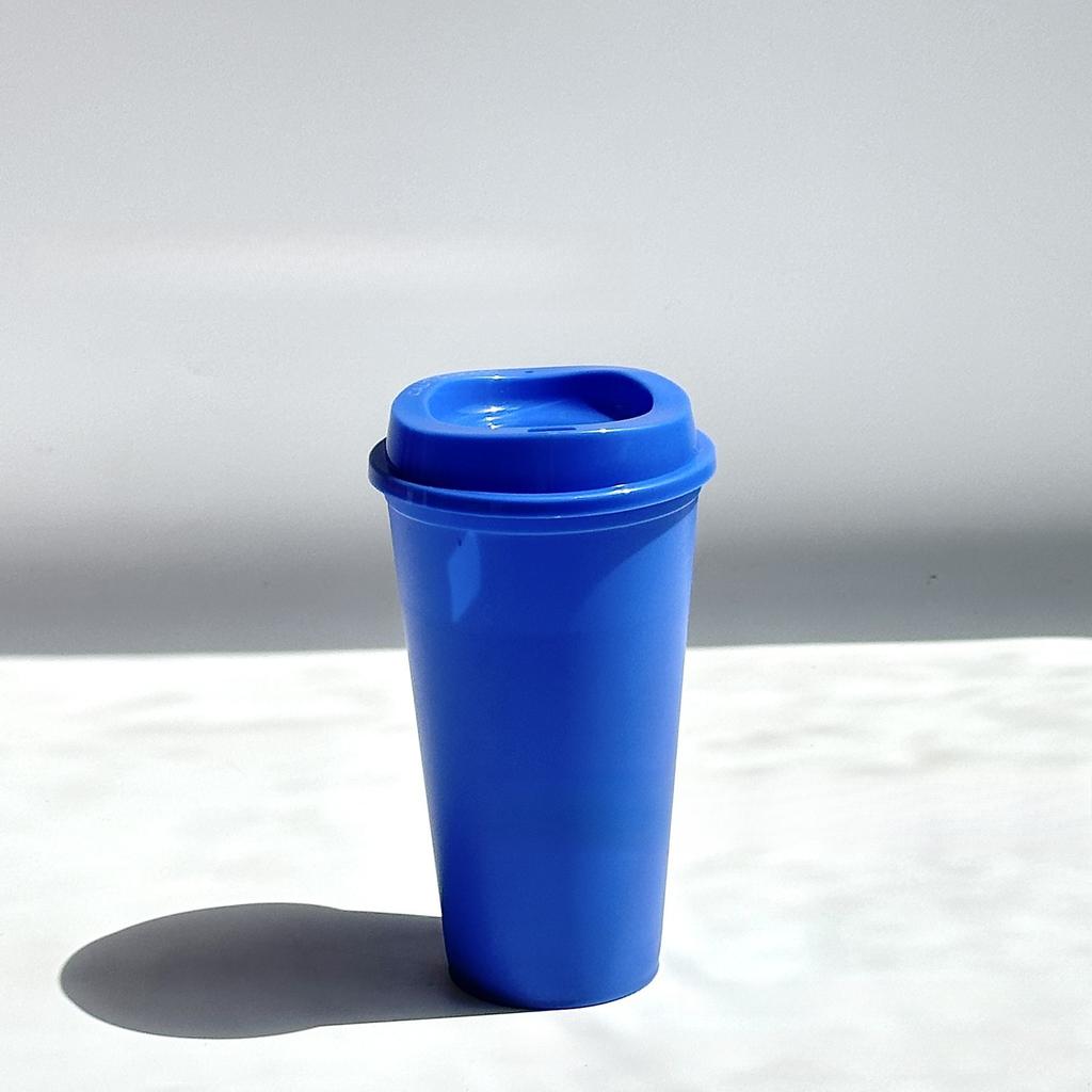 5pcs Plastic Coffee Cup 475ml Single-layer PP Material Cola Cup with Lid Leak-proof Portable Cold Drink Packging Cup Milk Tea Shop Packaged Cup
