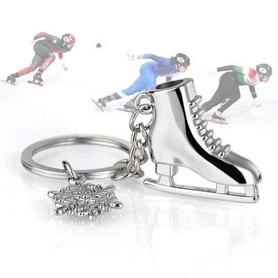 Pendentif Porte-clés Skieur Athlète de Neige - Cadeau Sports d'Hiver