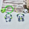 Cute Panda Acrylic Keychain With Bamboo Design Stylish Accessories For Bags And Keys