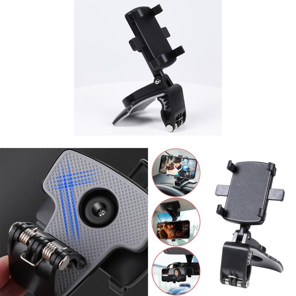 High-performance Car Phone Holder For Dashboard And Rearview Mirror With Anti-slip Base